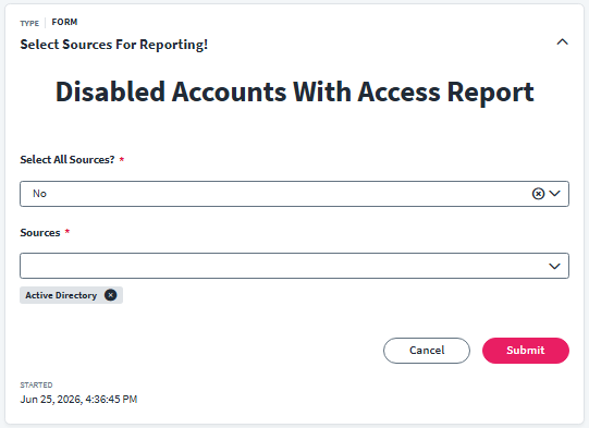 Form Execution Example