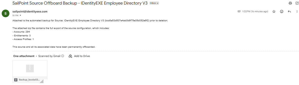 Full Deletion Email